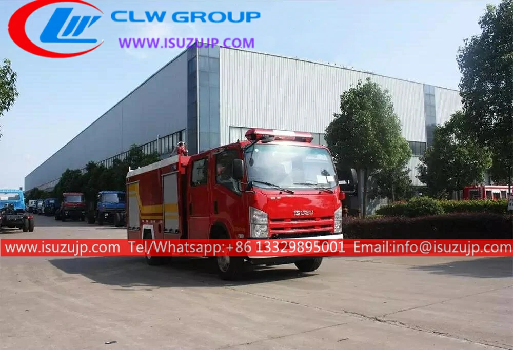 4x4 ISUZU NPR 5000kg tender fire truck 4x4 ISUZU NPR 5000kg tender fire truck