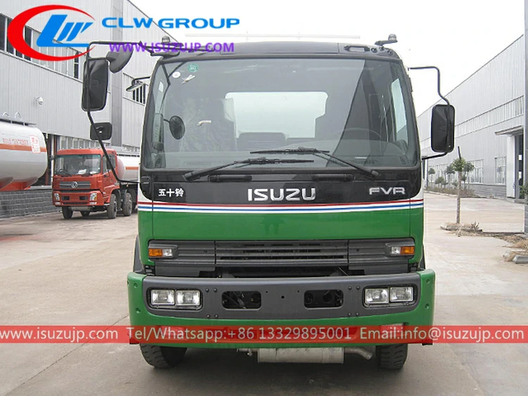 ISUZU 15000L oil tanker truck Libya ISUZU 15000L oil tanker truck Libya