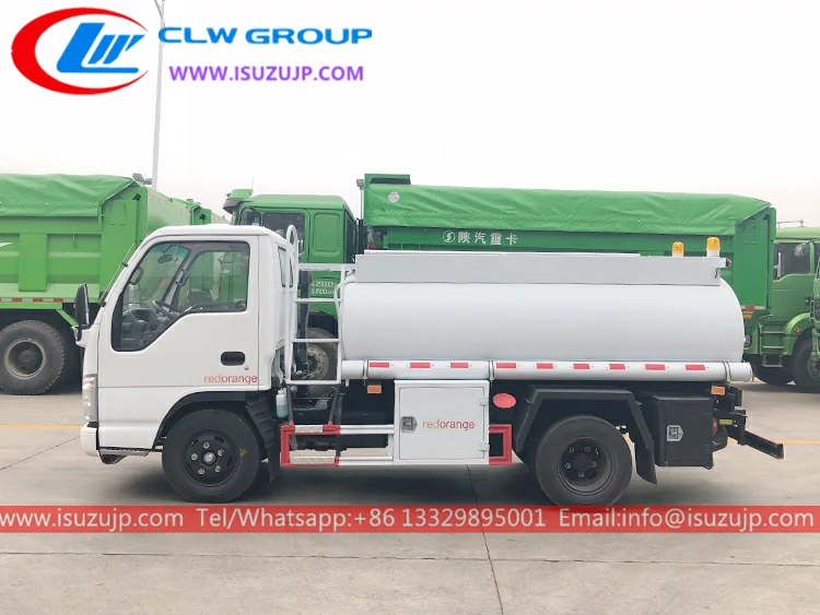 ISUZU 3 cubic meters fuel truck for sale Laos ISUZU 3 cubic meters fuel truck for sale Laos