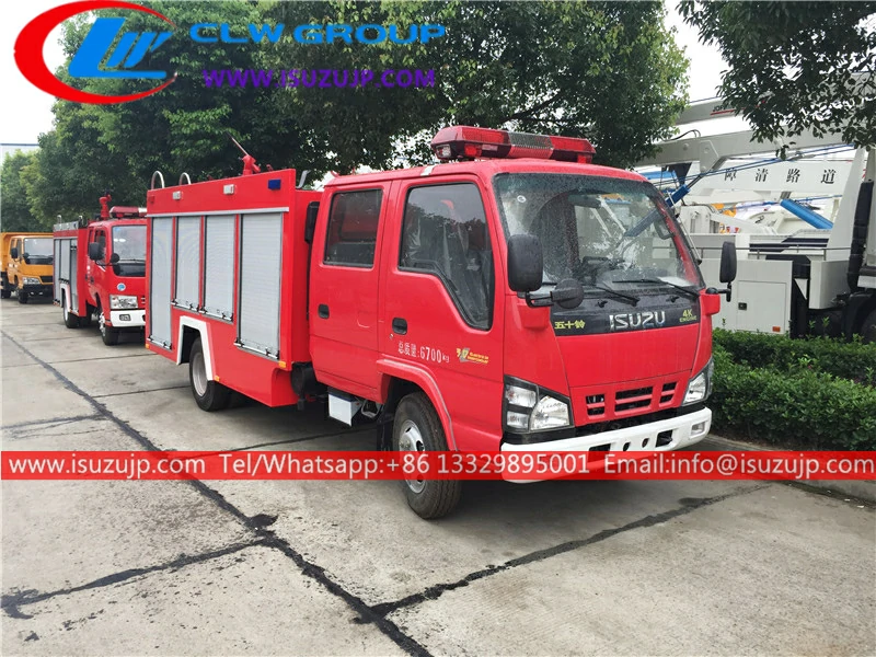 ISUZU 3000kg fire department mini pumper ISUZU 3000kg fire department mini pumper