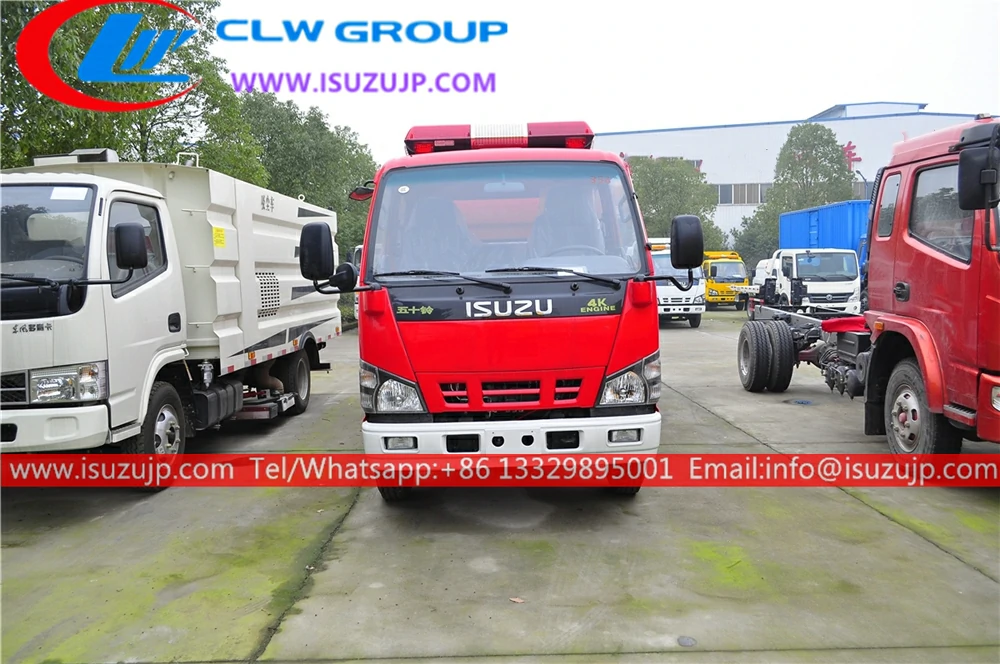 ISUZU 3000kg mini tanker fire truck ISUZU 3000kg mini tanker fire truck
