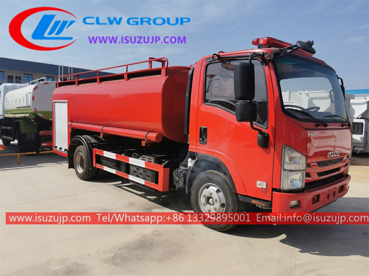 ISUZU 8000kg fire pump truck Turkmenistan ISUZU 8000kg fire pump truck Turkmenistan