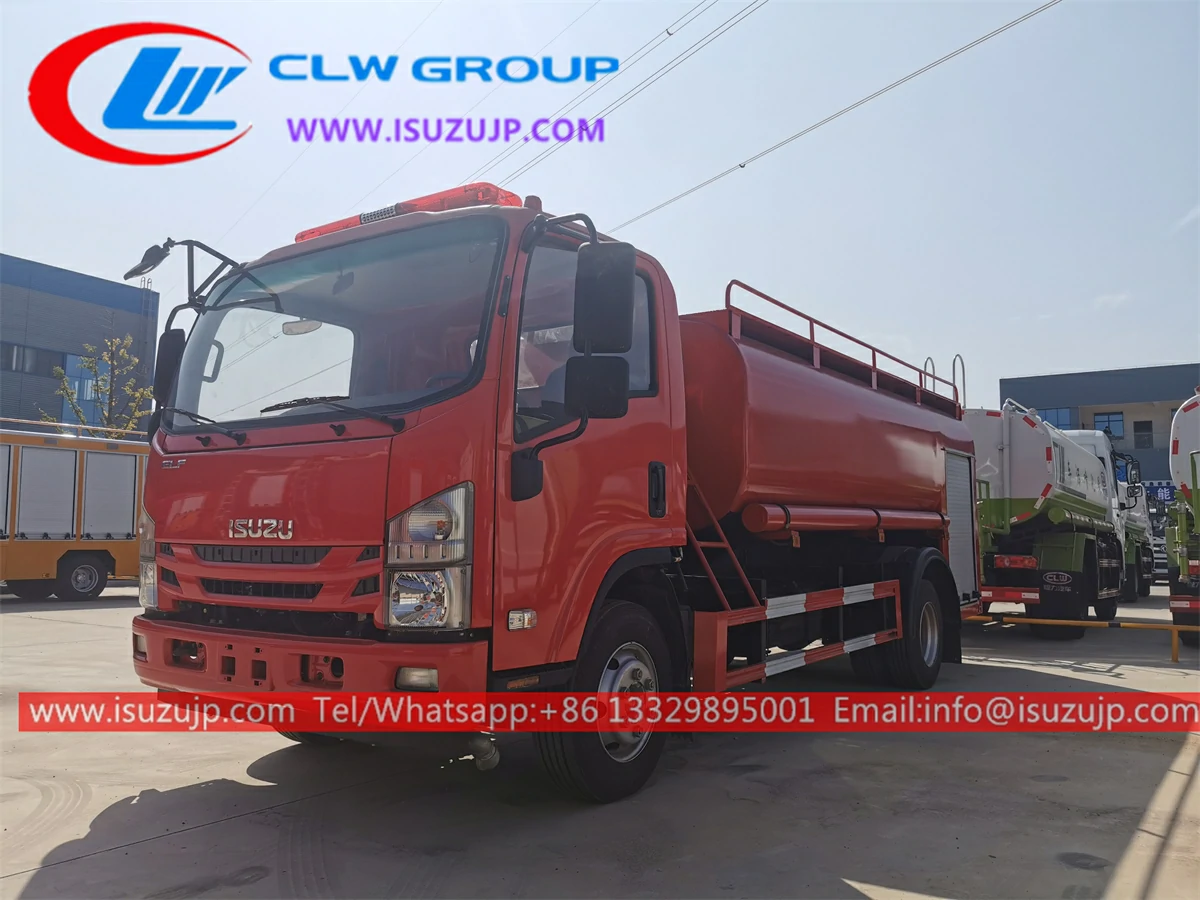 ISUZU 8000liters fire water tanker Sri Lanka ISUZU 8000liters fire water tanker Sri Lanka