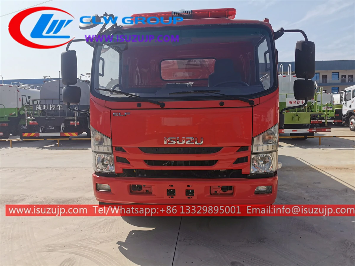 ISUZU 8cbm fire water tender for sale Kazakhstan ISUZU 8cbm fire water tender for sale Kazakhstan