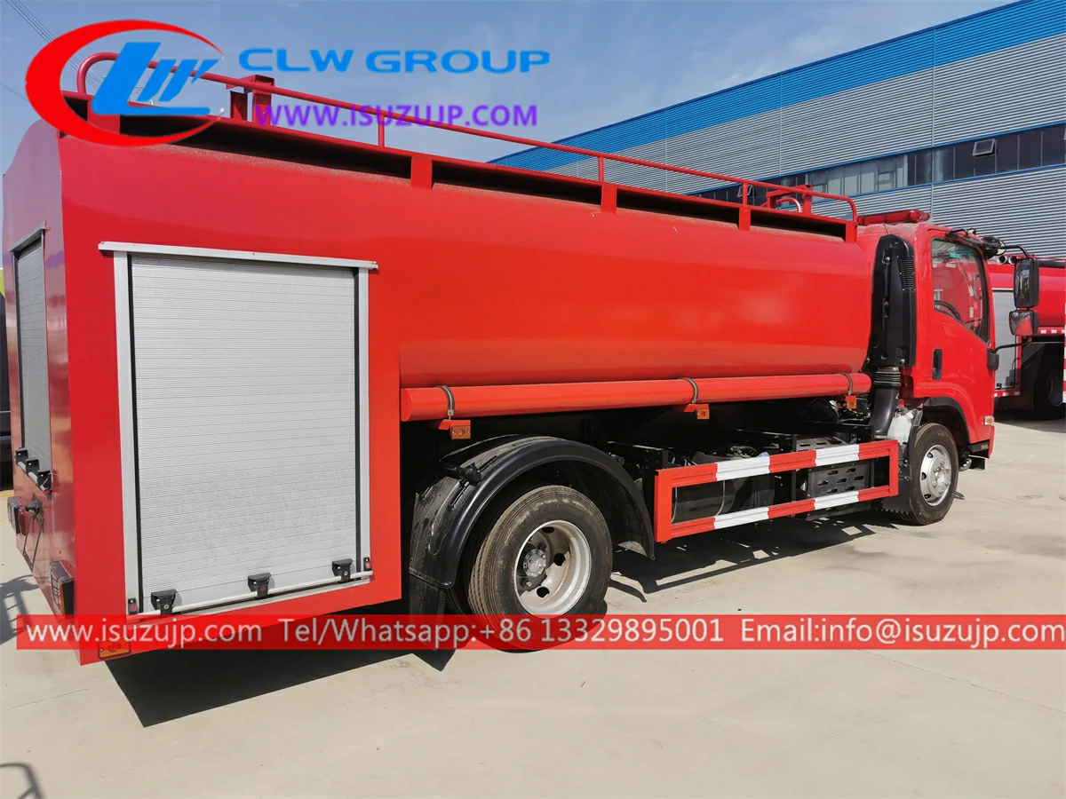 ISUZU 8t water tank fire truck Tajikistan ISUZU 8t water tank fire truck Tajikistan