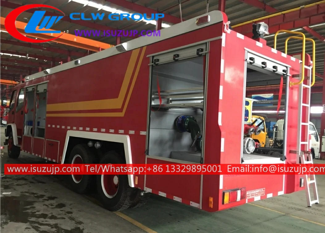 ISUZU EXR 10cbm fire truck equipment ISUZU EXR 10cbm fire truck equipment