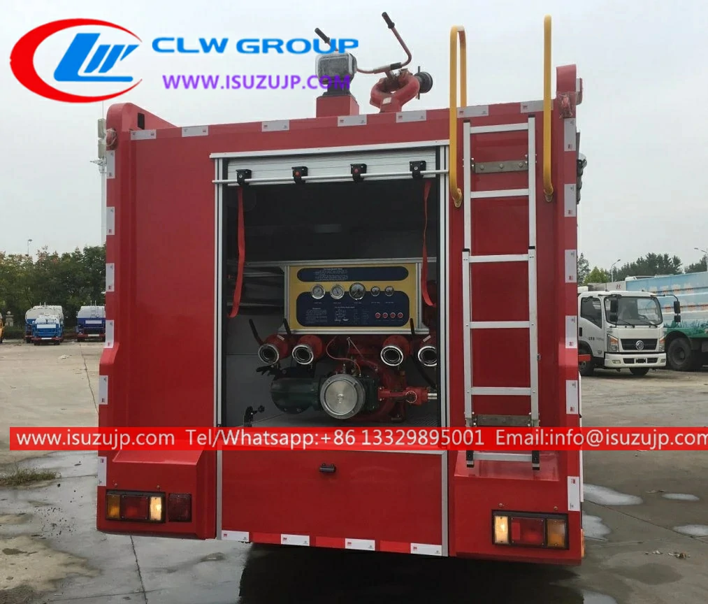 ISUZU EXR 10cbm tanker fire truck for sale ISUZU EXR 10cbm tanker fire truck for sale