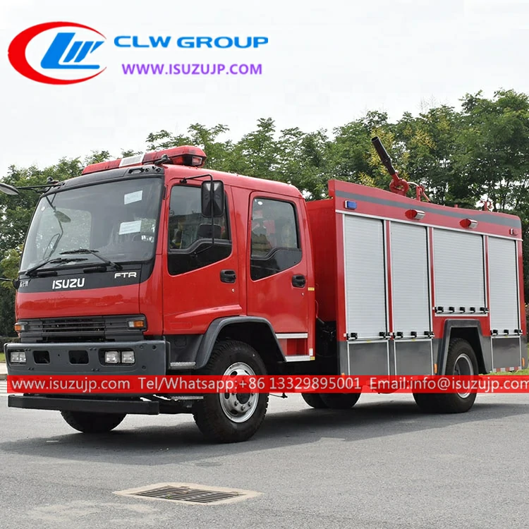 ISUZU FTR 6000liters 6x6 fire truck for sale ISUZU FTR 6000liters 6x6 fire truck for sale