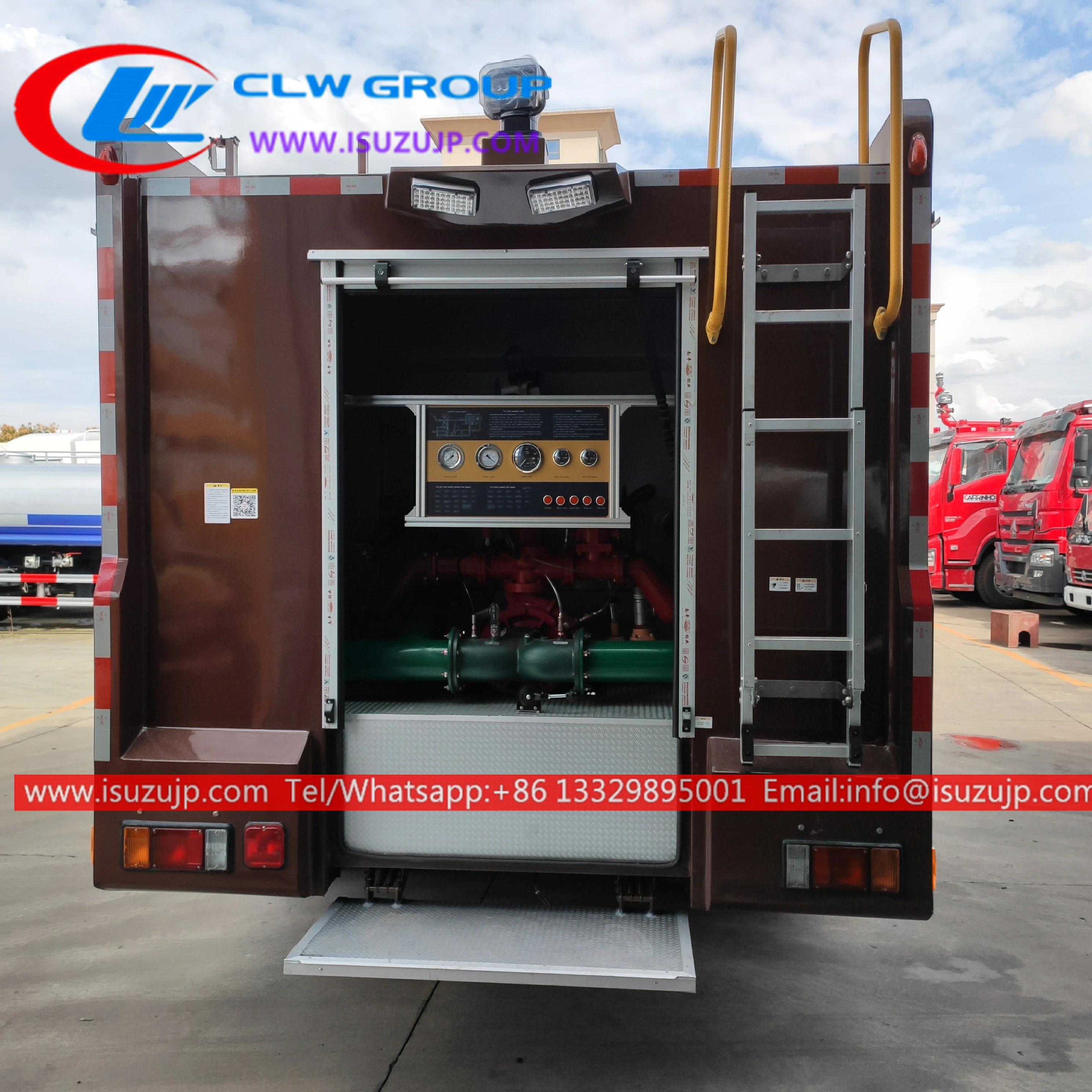 ISUZU FTR 6000liters chemical fire engine ISUZU FTR 6000liters chemical fire engine