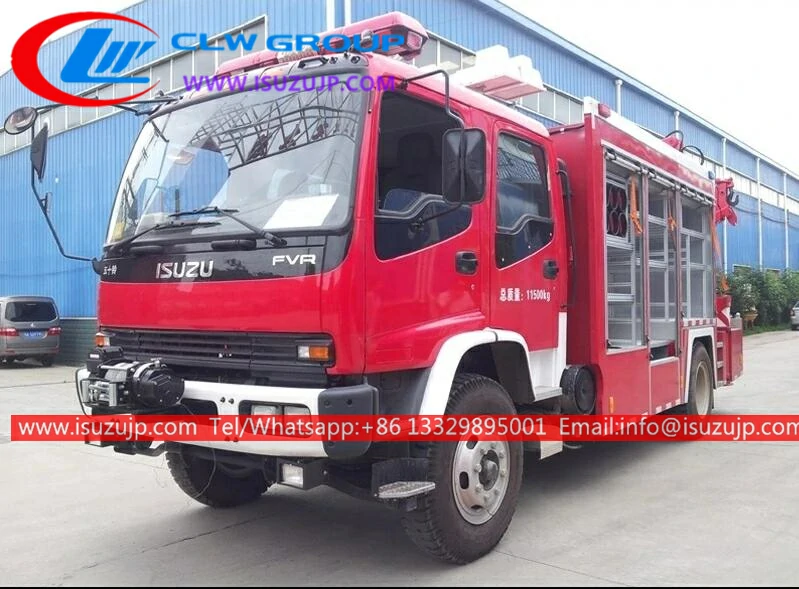 ISUZU FVR cherry picker fire truck ISUZU FVR cherry picker fire truck
