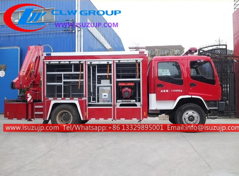 ISUZU FVR heavy fire department tanker ISUZU FVR heavy fire department tanker