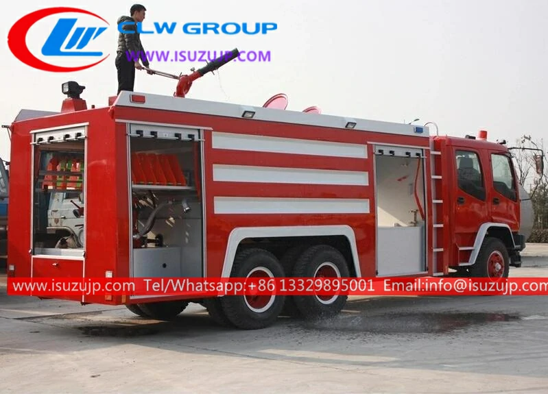 ISUZU FVZ 6x6 biggest fire truck ISUZU FVZ 6x6 biggest fire truck