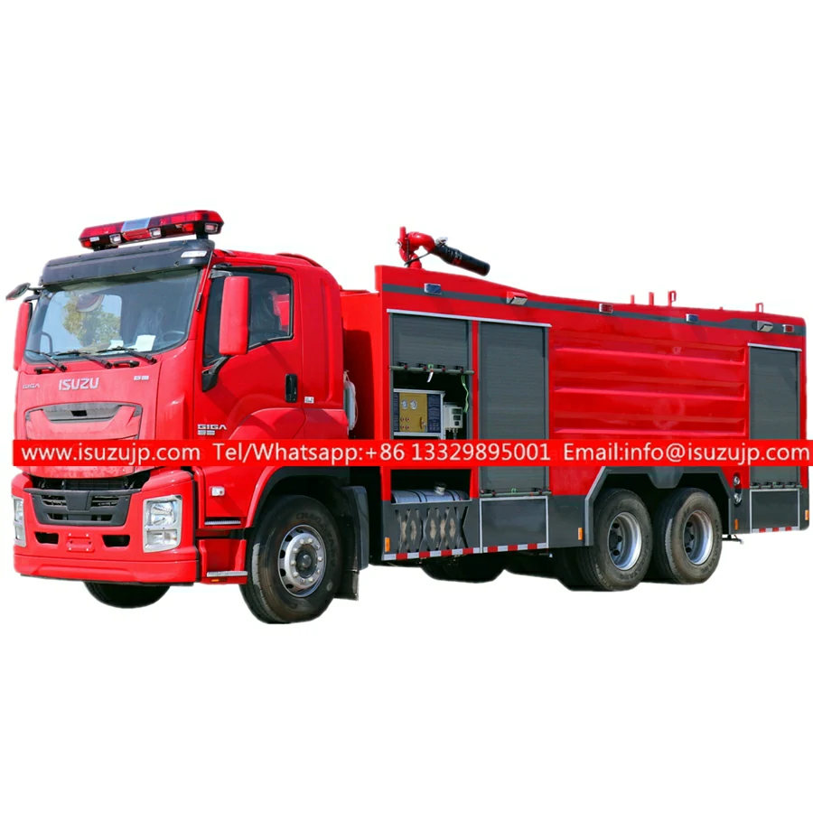 ISUZU GIGA 12000liters foam water tank fire truck