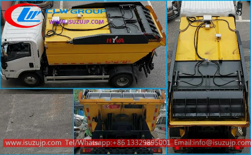 ISUZU small rear loader garbage truck