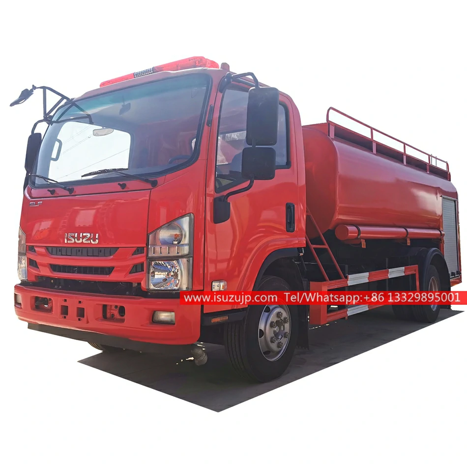 UZU NPR 8 ton fire fighting water pump truck Saudi Arabia UZU NPR 8 ton fire fighting water pump truck Saudi Arabia