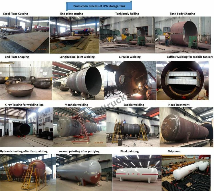 lpg tanker truck Production Process lpg tanker truck Production Process