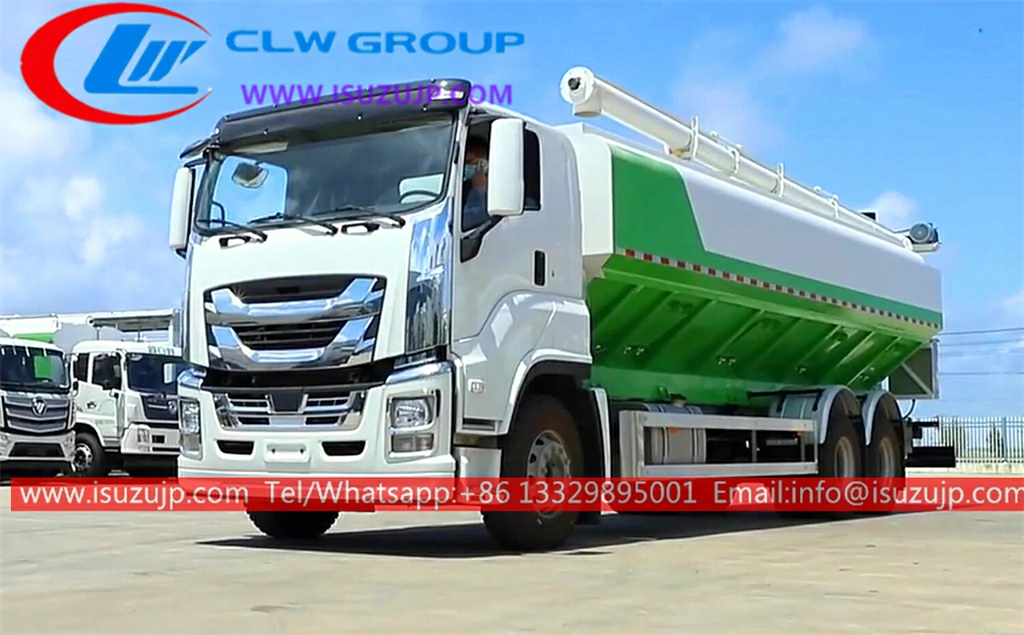 10 tire Isuzu Giga 30cbm feed delivery truck 10 tire Isuzu Giga 30cbm feed delivery truck