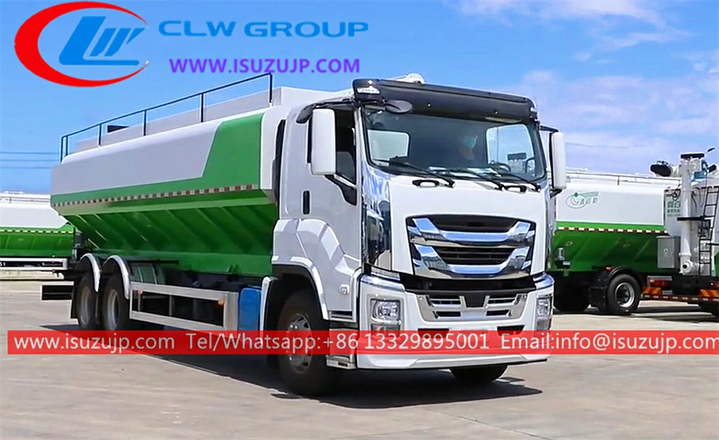 10 tyre Isuzu Giga 30m3 bulk feed truck 10 tyre Isuzu Giga 30m3 bulk feed truck