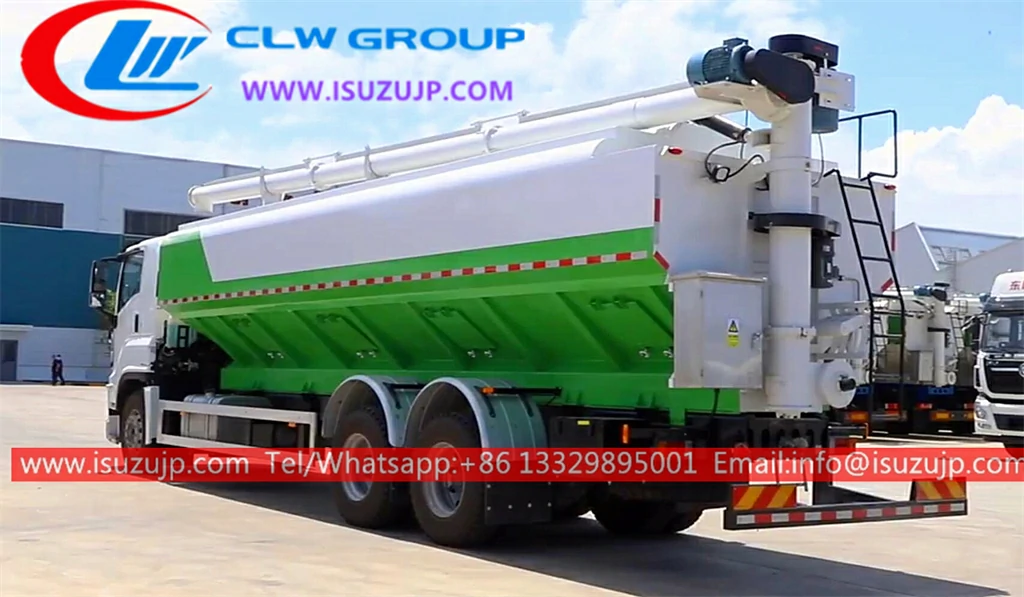 10 wheel Isuzu Giga 15t poultry feed truck 10 wheel Isuzu Giga 15t poultry feed truck