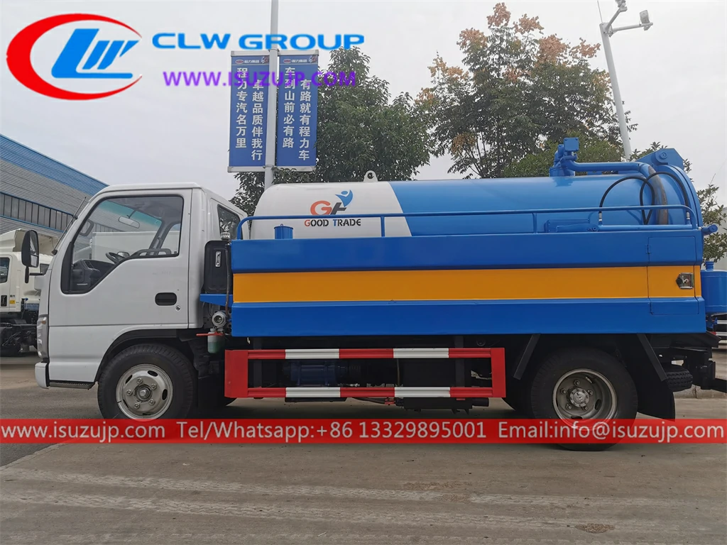 ISUZU 5cbm jet vac tanker for sale ISUZU 5cbm jet vac tanker for sale
