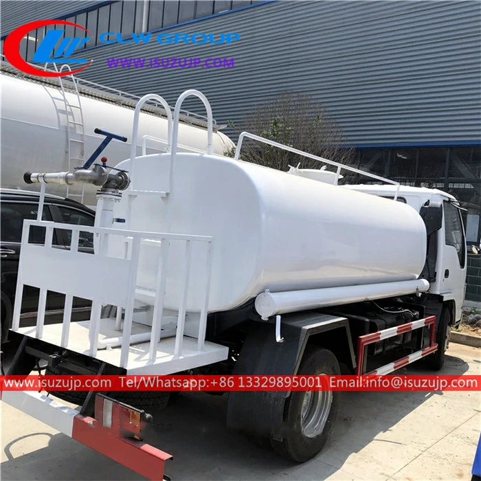 ISUZU NHR 5cbm water bowser truck for sale