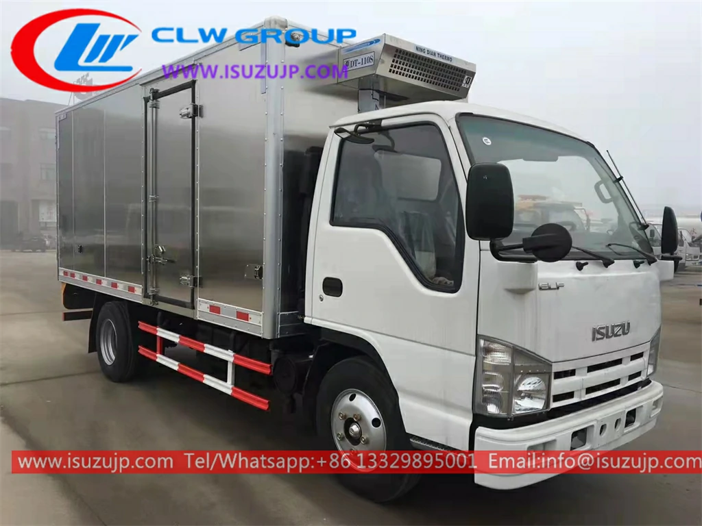 Isuzu 3 ton stainless steel refrigerated truck Isuzu 3 ton stainless steel refrigerated truck