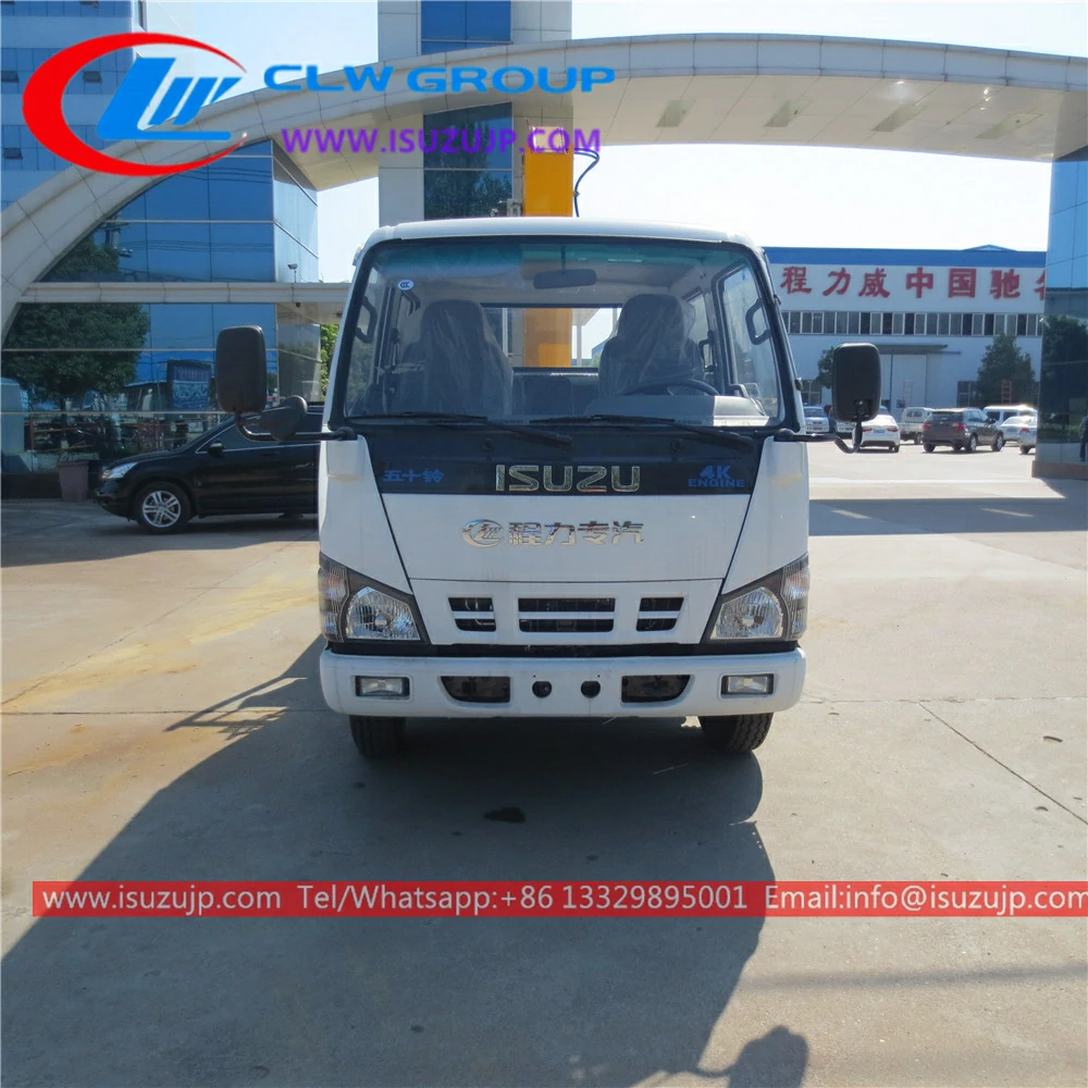Isuzu 3 ton truck with crane
