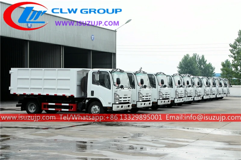 Isuzu 6 ton dumpster truck for sale