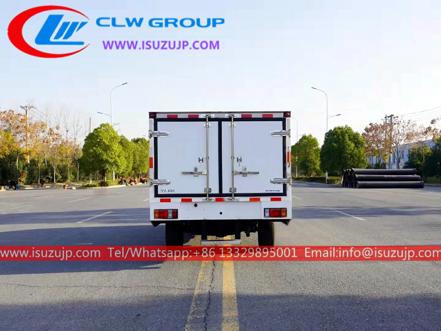 Isuzu Taga all-wheel drive pickup cooler truck Isuzu Taga all-wheel drive pickup cooler truck