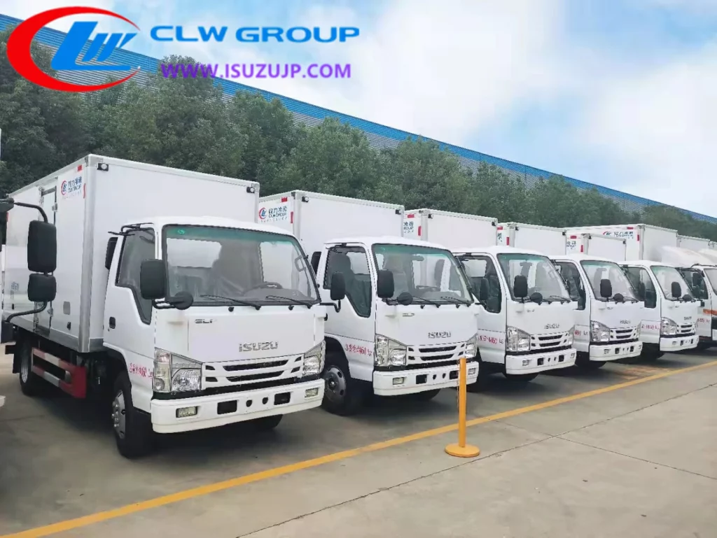 Isuzu nhr refrigerated delivery trucks