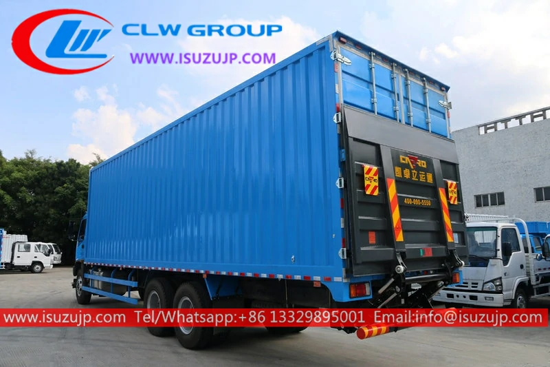 10 wheeler ISUZU FVZ straight box truck 10 wheeler ISUZU FVZ straight box truck