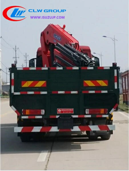 HOWO 8x4 crane truck price Tuvalu