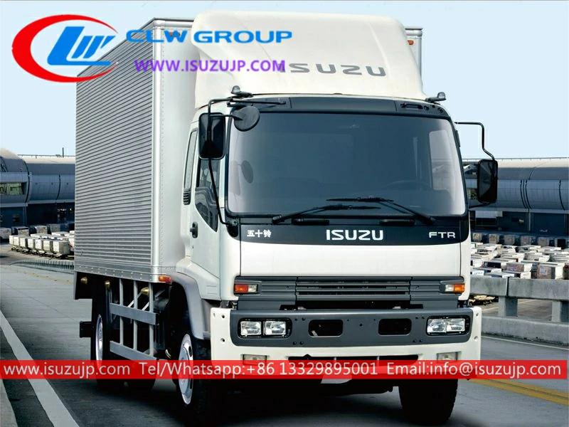 ISUZU FTR 12 ton box truck with sleeper for sale ISUZU FTR 12 ton box truck with sleeper for sale
