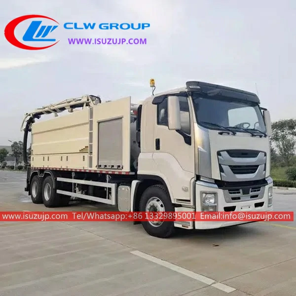 Isuzu 16 ton jet vac combo truck Isuzu 16 ton jet vac combo truck