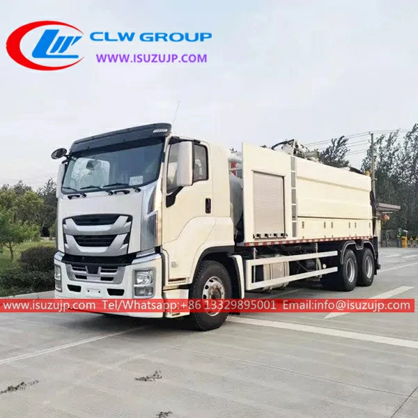 Isuzu 16cbm jet vac tanker for sale Isuzu 16cbm jet vac tanker for sale