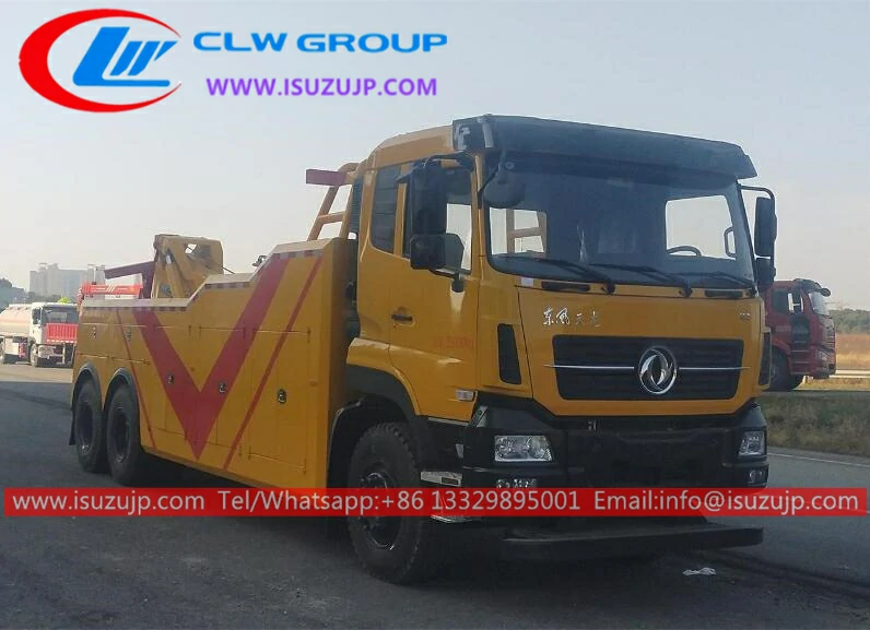 Dongfeng Kinland 25 ton heavy recovery rotator for sale Colombia