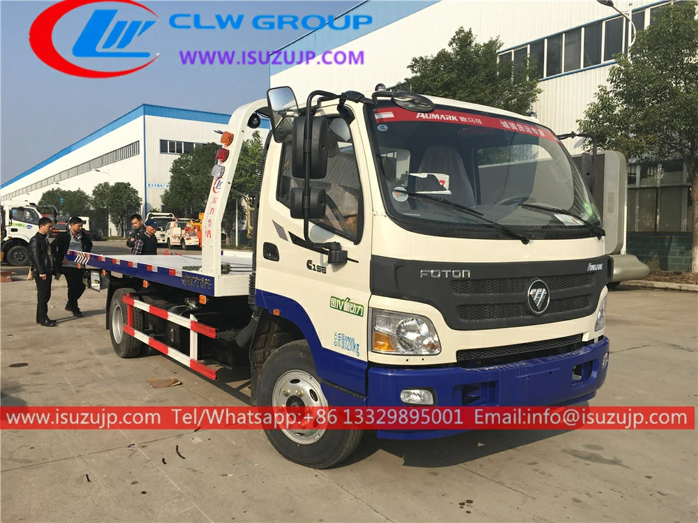 Foton 5 ton recovery truck for sale Mexico