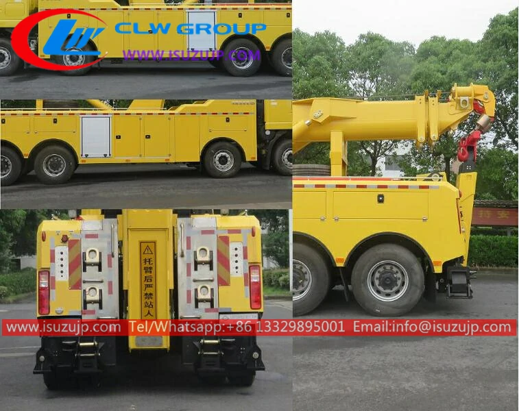 SAIC Hongyan 50 ton rotator towing for sale Bolivia