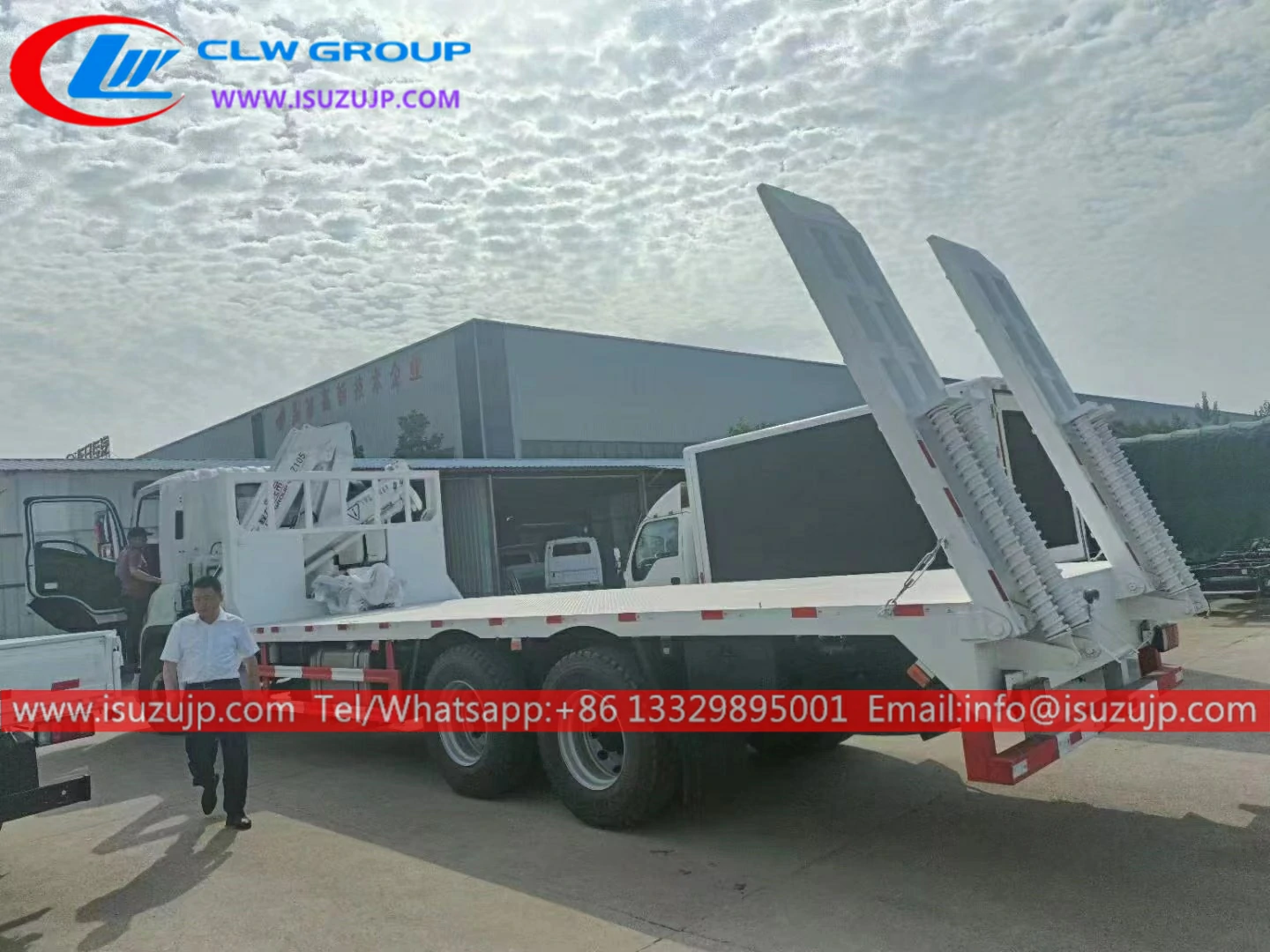10 wheel Isuzu flatbed mounted crane 10 wheel Isuzu flatbed mounted crane