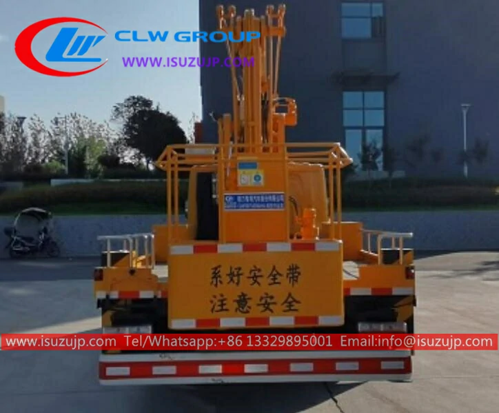 Dongfeng Captain vehicle mounted cherry picker Thailand