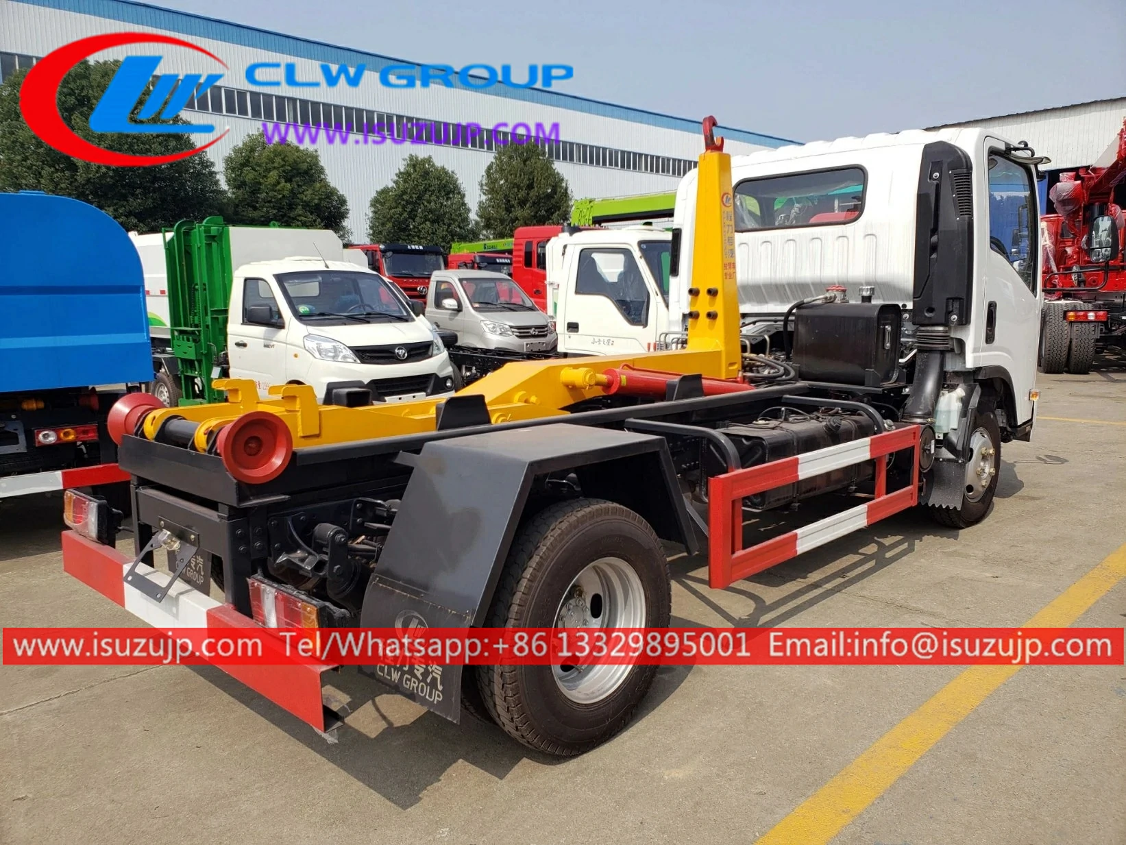 ISUZU 5 cubic meters hooklift dumpster for sale ISUZU 5 cubic meters hooklift dumpster for sale