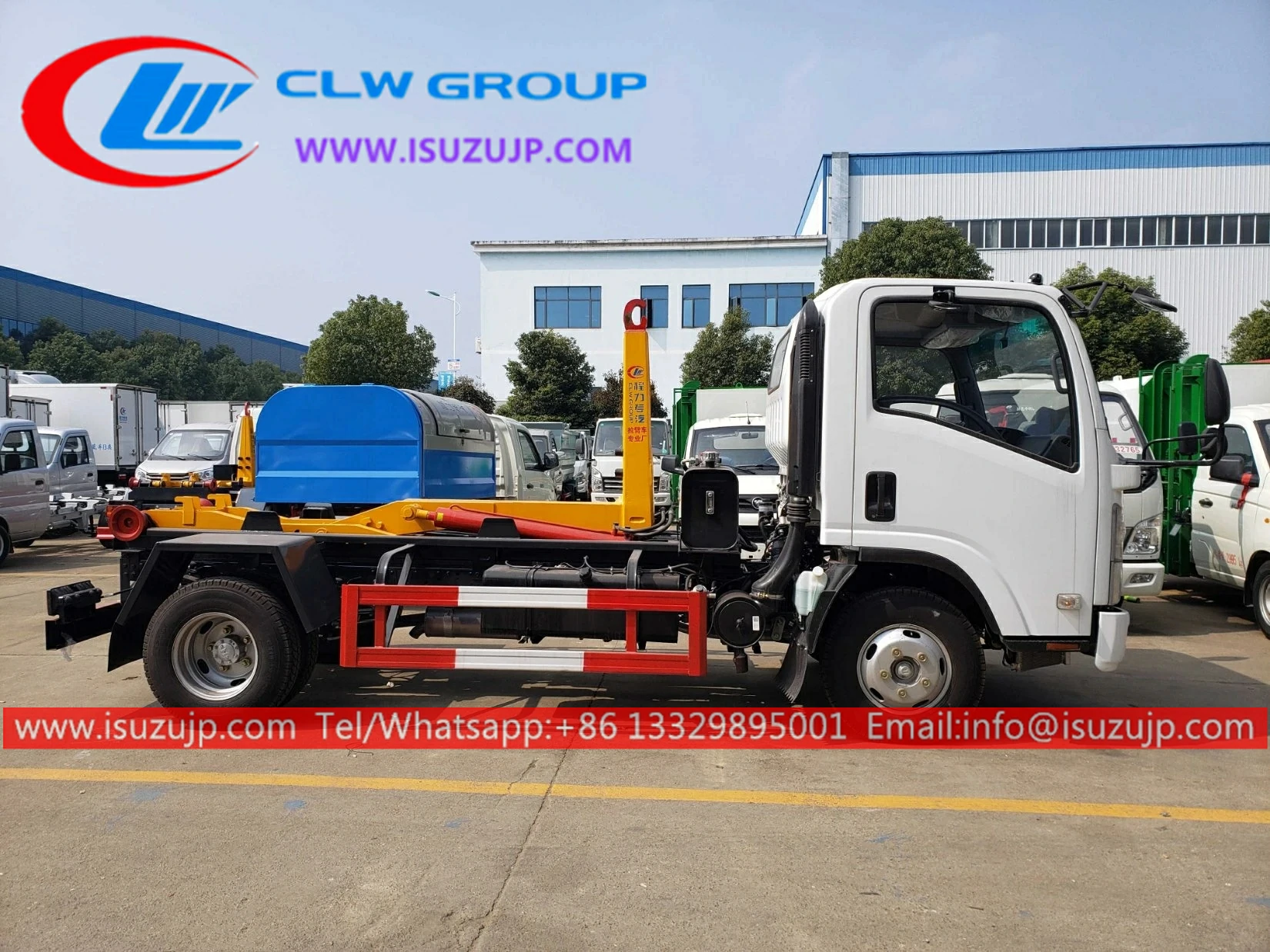 ISUZU 5 ton hooklift container truck ISUZU 5 ton hooklift container truck