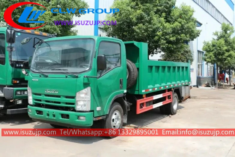 ISUZU 6 cubic meters side dumpster truck ISUZU 6 cubic meters side dumpster truck