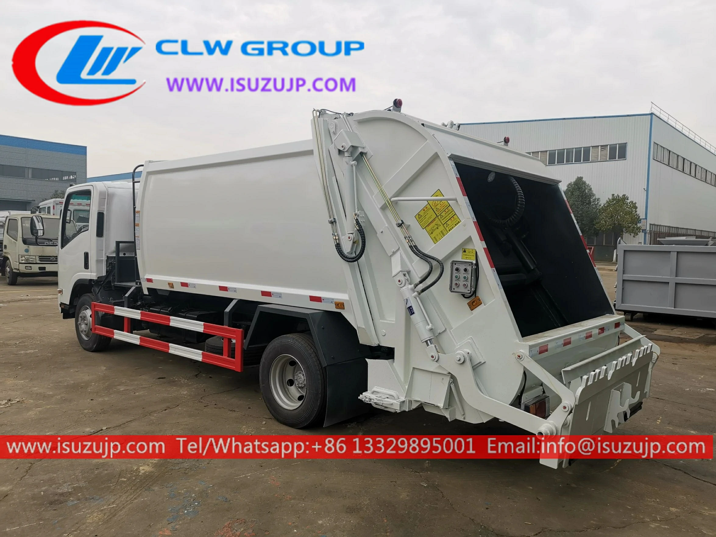 ISUZU ELF 5mt rear load garbage truck for sale ISUZU ELF 5mt rear load garbage truck for sale