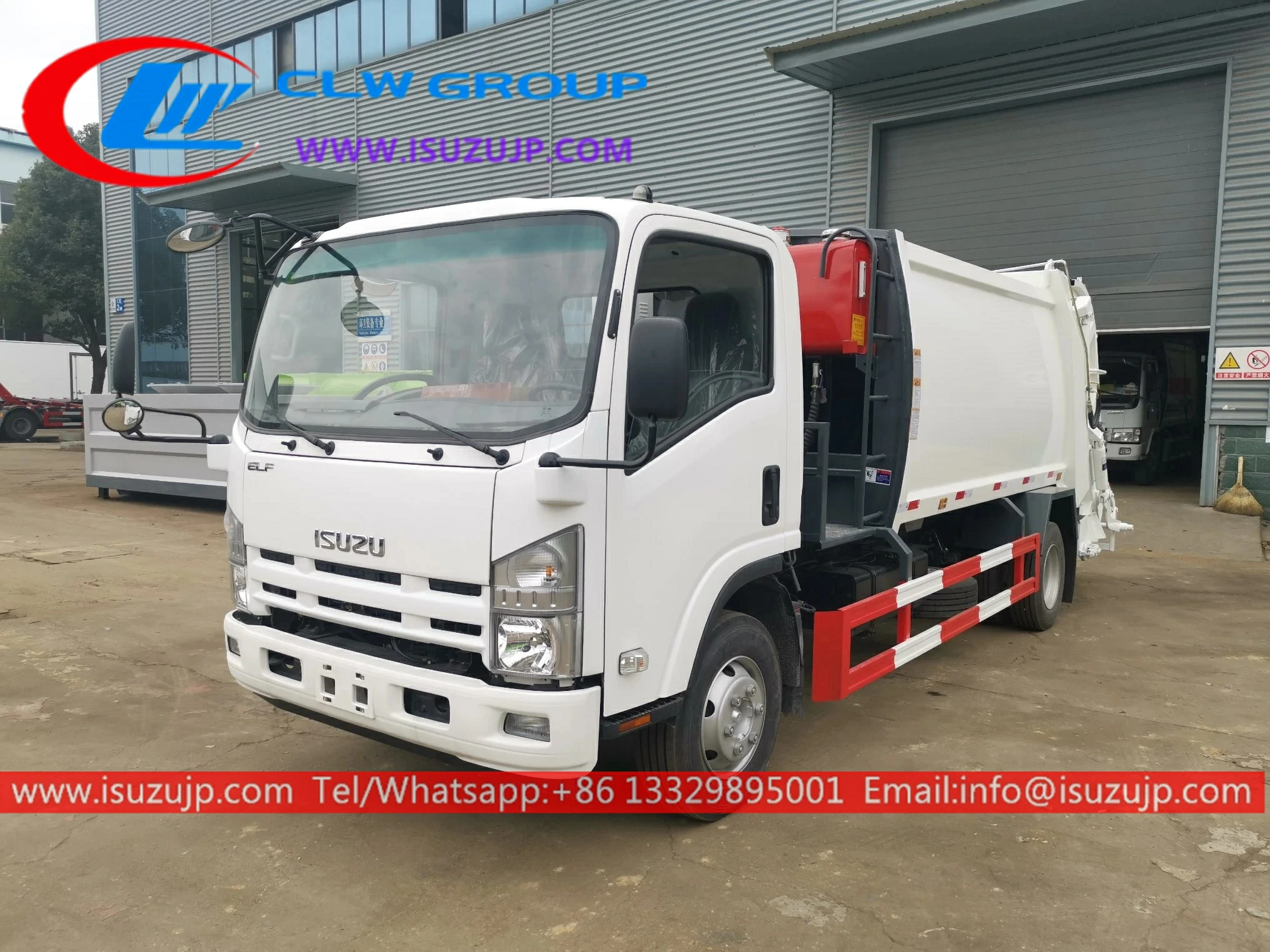 ISUZU ELF 6cbm trash pack truck ISUZU ELF 6cbm trash pack truck