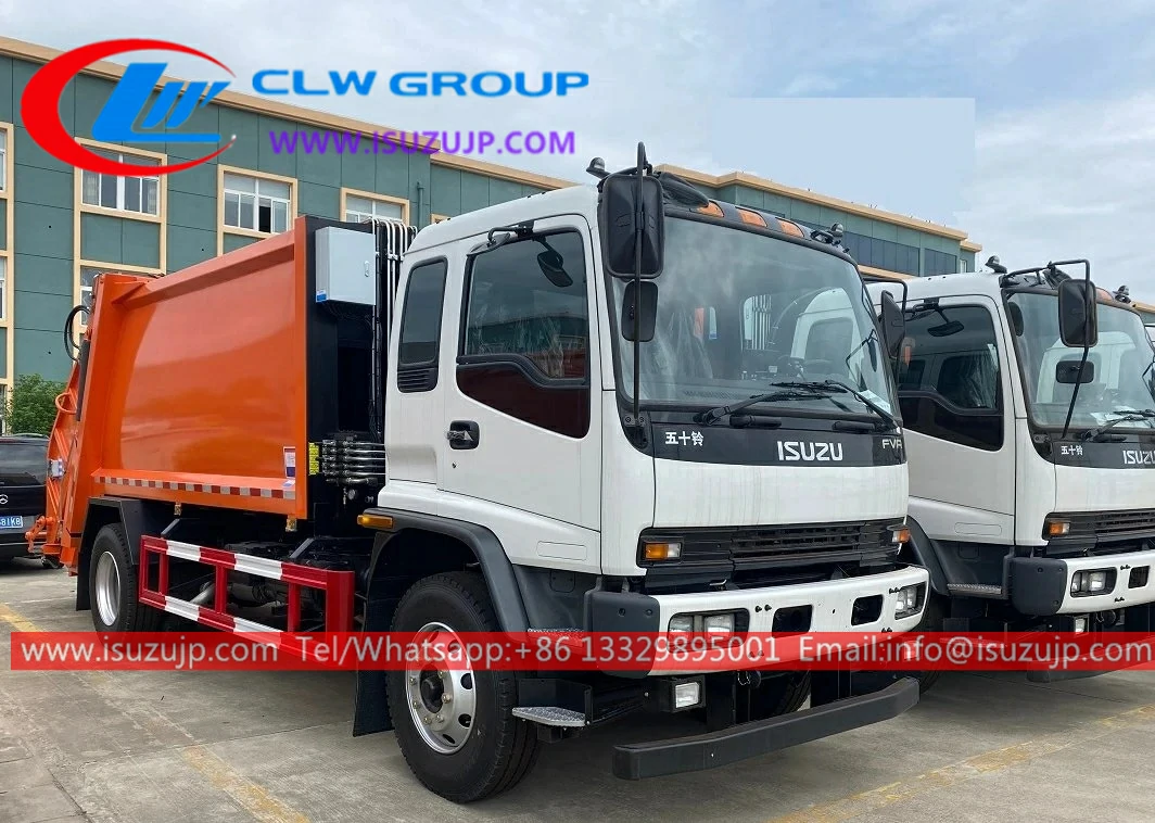 ISUZU FVR 10 tonne waste compression recycling truck ISUZU FVR 10 tonne waste compression recycling truck