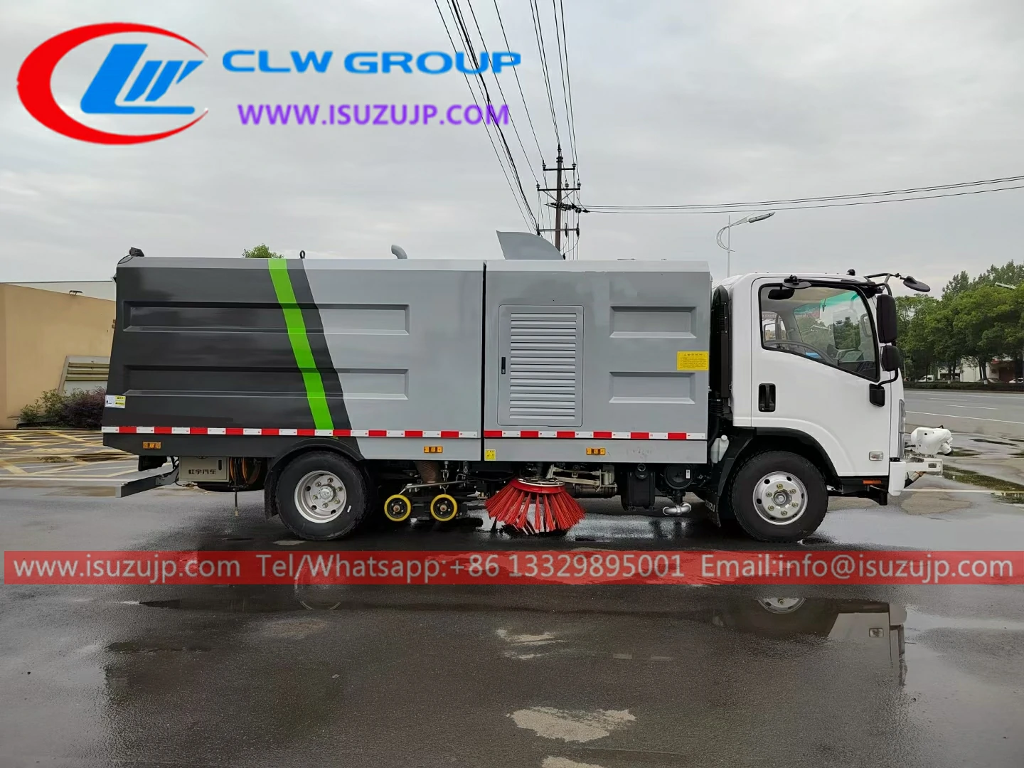 ISUZU NQR road sweeper truck ISUZU NQR road sweeper truck