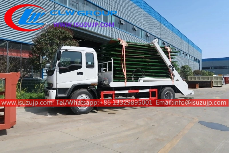 Isuzu FTR 10 ton skip waste truck for sale Isuzu FTR 10 ton skip waste truck for sale