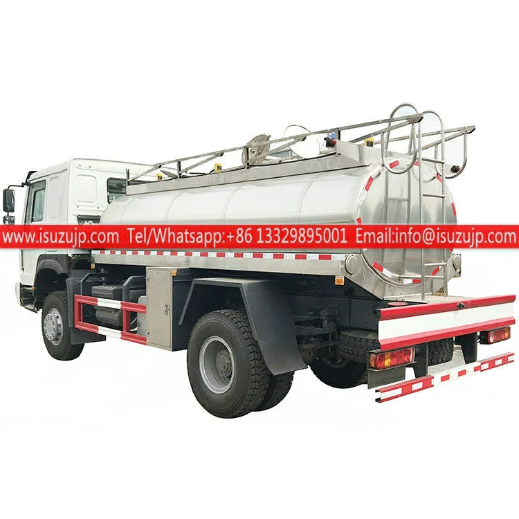 4WD ISUZU FTR FVR stainless steel off road oil tanker 4WD ISUZU FTR FVR stainless steel off road oil tanker
