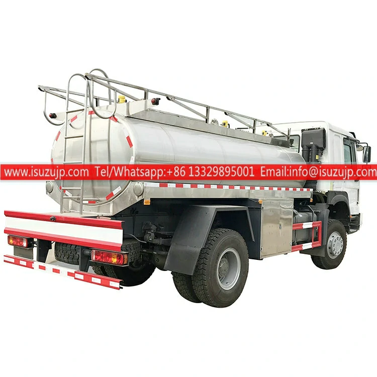 4WD ISUZU FTR FVR stainless steel off road oil truck 4WD ISUZU FTR FVR stainless steel off road oil truck